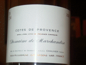 DOMAINE DE MARCHANDISE