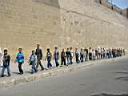 �coliers visitant la Citadelle