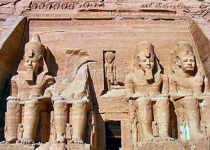 Le grand temple d'Abou Simbel