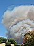 Feu pr�s de la Bouverie en juillet 2005