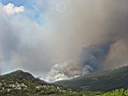feu s'�loignant de la Bouverie