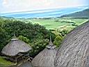 Vue du domaine du Chasseur sur l'oc�an Indien