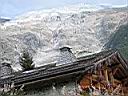 le glacier et village du Tour pr�s de chamonix