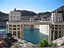 barrage cot� lac, prises d'eaux photo FL