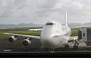 le Boeing 747 un de nos avions favoris...au d�part de la Martinique ..